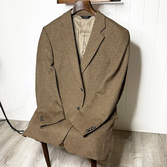 Jos. A. Bank Tan Camel Hair Sport Coat 46L Like New Bargain for Christmas! - Picture 10 of 16